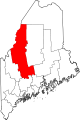 Karte, das Somerset County markiert
