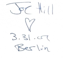 Autogramm von Joseph Hillstrom King