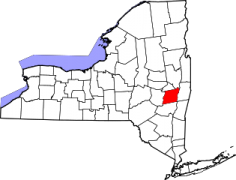 Albany County im Bundesstaat New York